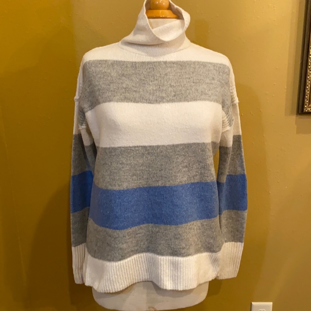Gap Striped Turtleneck Sweater Size M